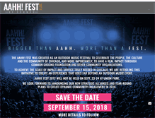 Tablet Screenshot of aahhfest.com